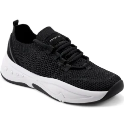 Slip Ons|Slip Ons>Easy Spirit Power Slip On Sneakers Black/White