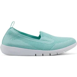 Slip Ons|Slip Ons>Easy Spirit Razzle Casual Flats Turquoise