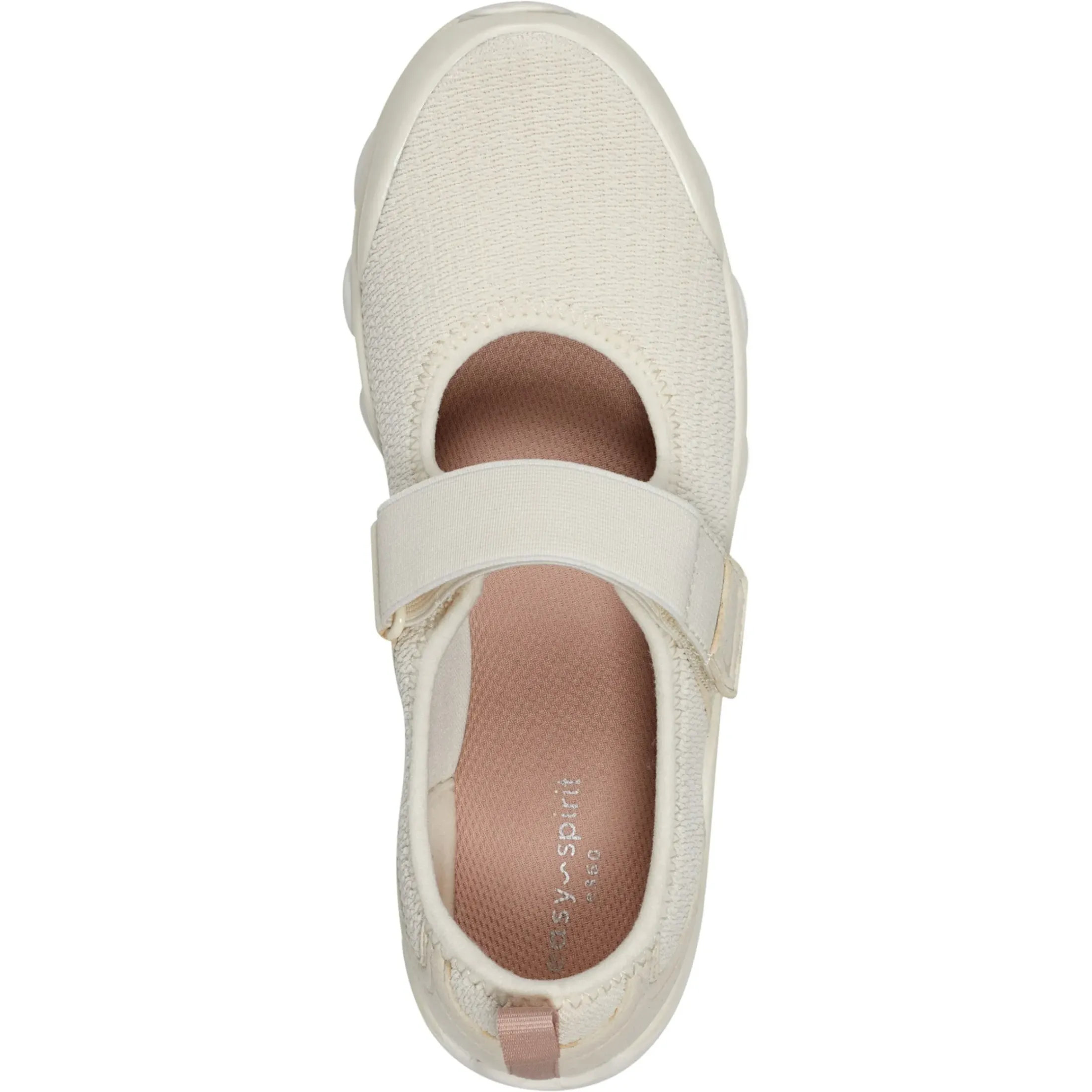 e360|Slip Ons>Easy Spirit Realive Mary Jane Walking Shoes Natural