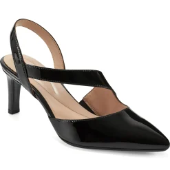 eFlex|eFlex>Easy Spirit Recruit Slingback Pumps Black Patent