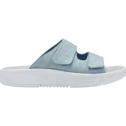 Casual|Sandals>Easy Spirit Red Slip On Sandals Denim