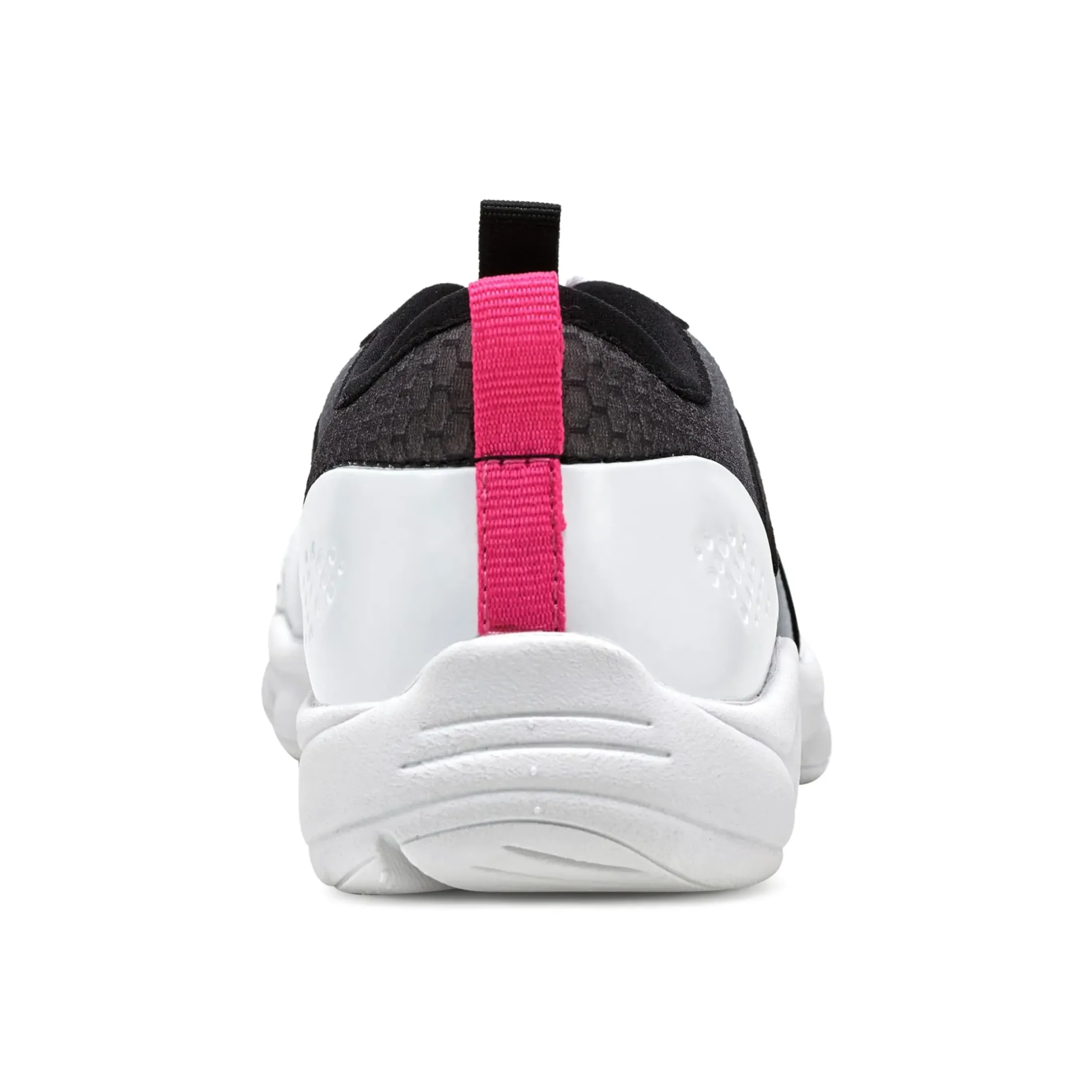 e360|Sneakers>Easy Spirit Reinvent Lace Up Walking Shoes White/Black Multi