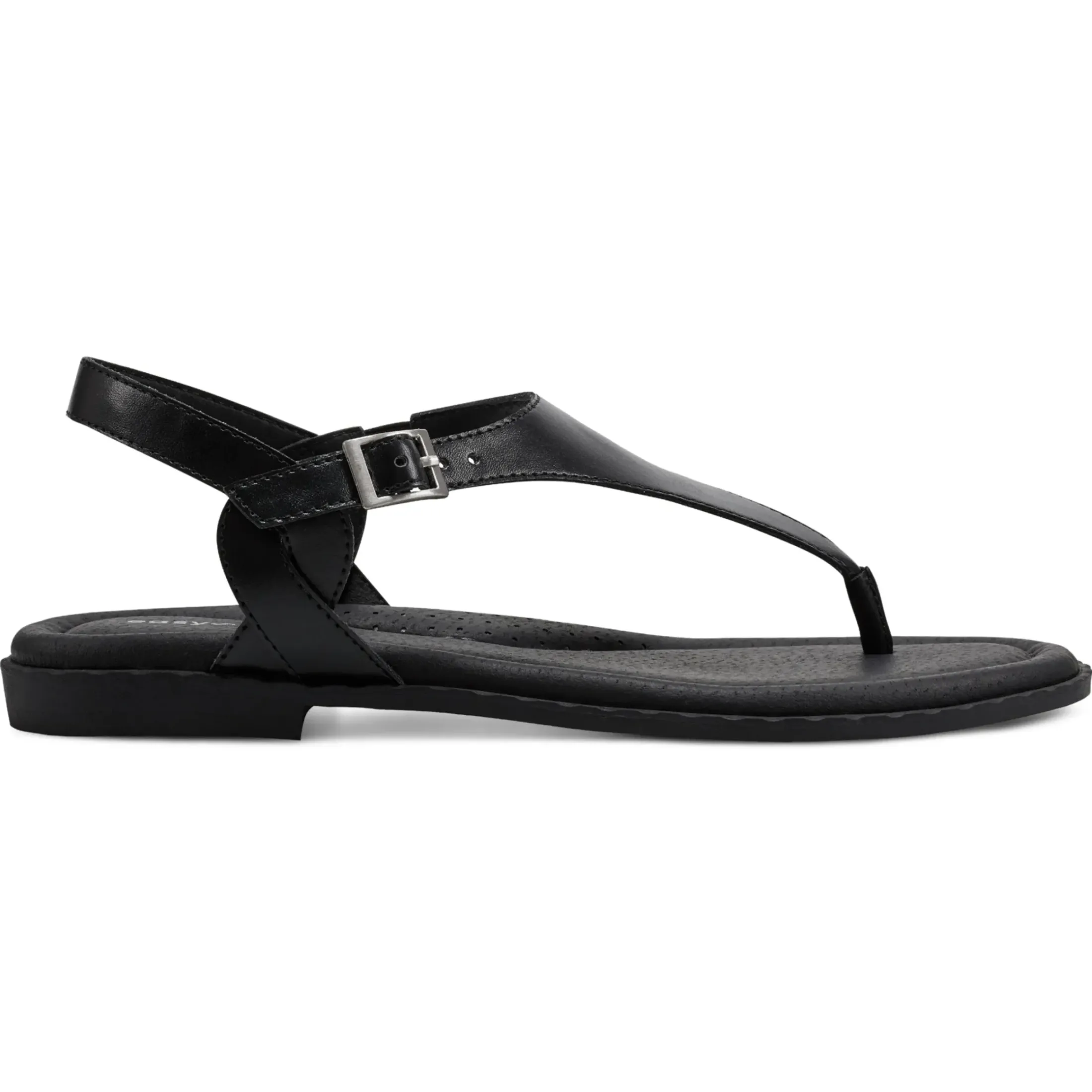 Casual|Flats>Easy Spirit Revan Flat Sandals Black