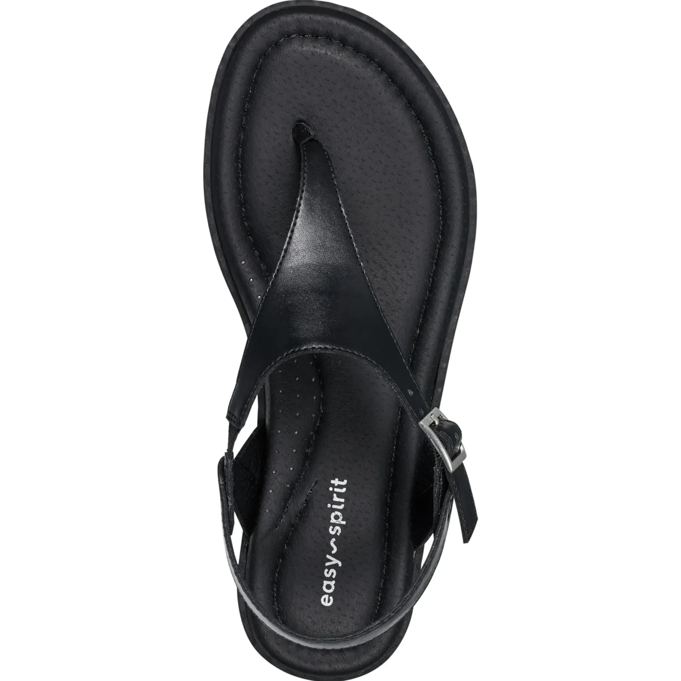 Casual|Flats>Easy Spirit Revan Flat Sandals Black