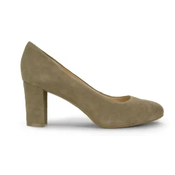 Mid Heels|eFlex>Easy Spirit Riley Hidden Platform Pumps Taupe Suede