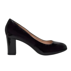 Mid Heels|eFlex>Easy Spirit Riley Hidden Platform Pumps Black Patent