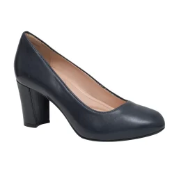 Mid Heels|eFlex>Easy Spirit Riley Hidden Platform Pumps Navy Leather