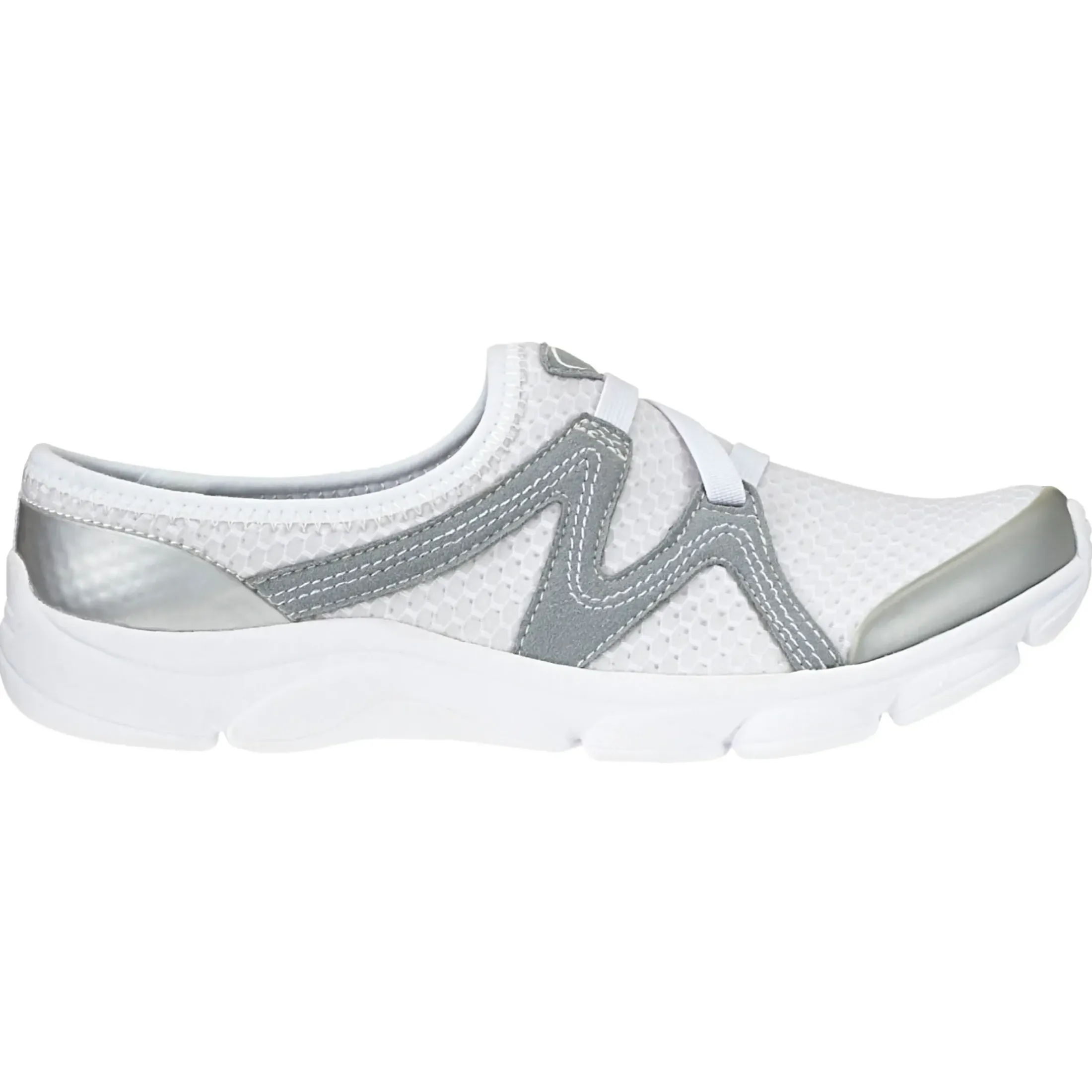 e360|Riptide Clogs>Easy Spirit Riptide Clogs White Fabric