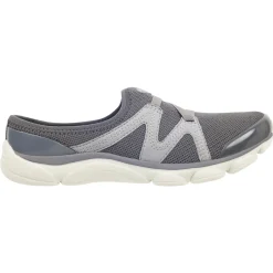e360|Riptide Clogs>Easy Spirit Riptide Clogs Dark Grey Fabric