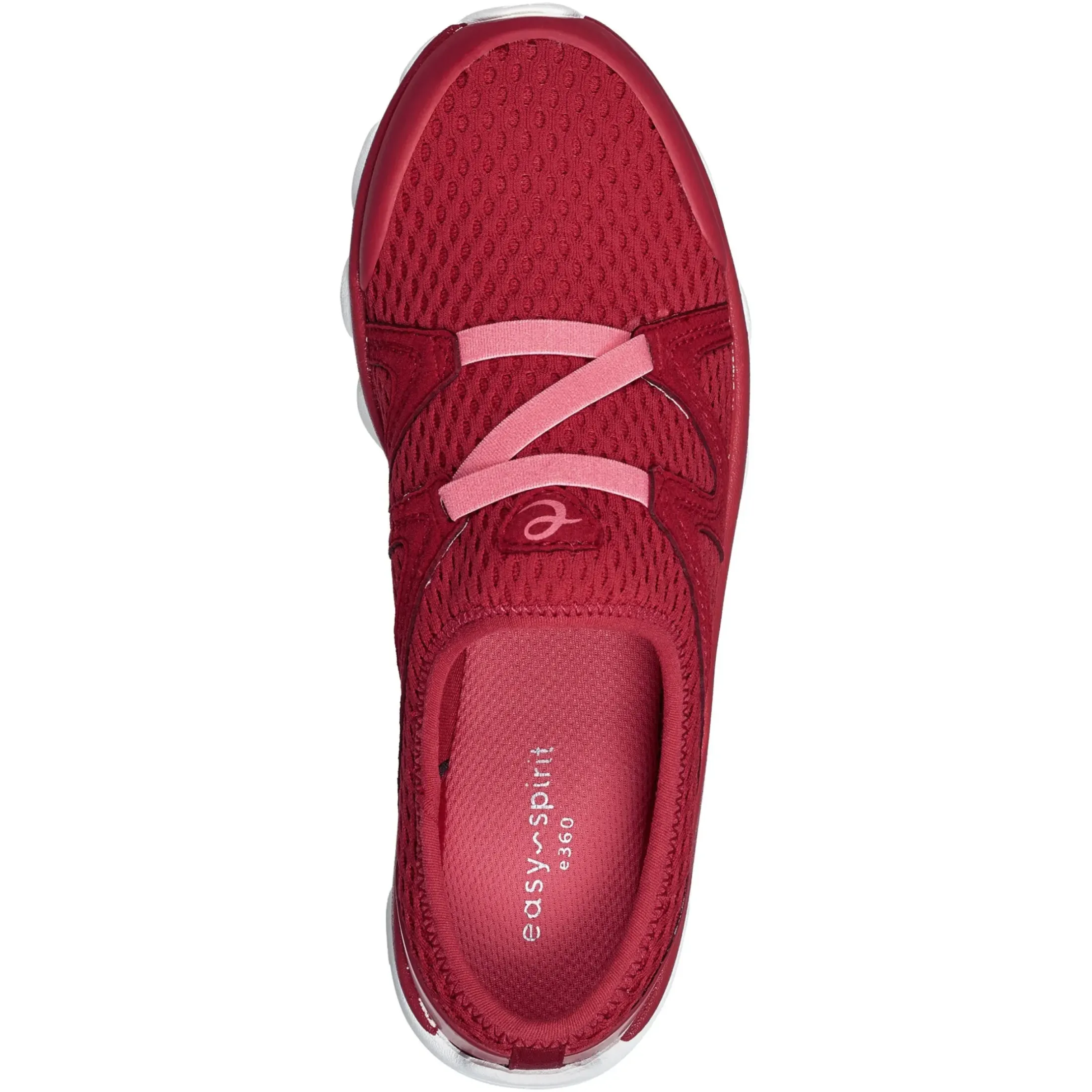 e360|Riptide Clogs>Easy Spirit Riptide Clogs Red Fabric