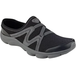 e360|Riptide Clogs>Easy Spirit Riptide Clogs Black Fabric