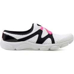 e360|Riptide Clogs>Easy Spirit Riptide Clogs White Black Multi