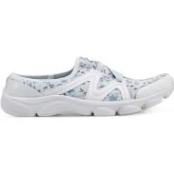 e360|Riptide Clogs>Easy Spirit Riptide Clogs White/Blue Floral