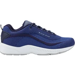 Romy & Friends|Romy Walking Shoes>Easy Spirit Romy Knit Eco Walking Shoes Navy Recycled Knit
