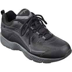 Romy & Friends|Romy Walking Shoes>Easy Spirit Romy Leather Walking Shoes Black Leather