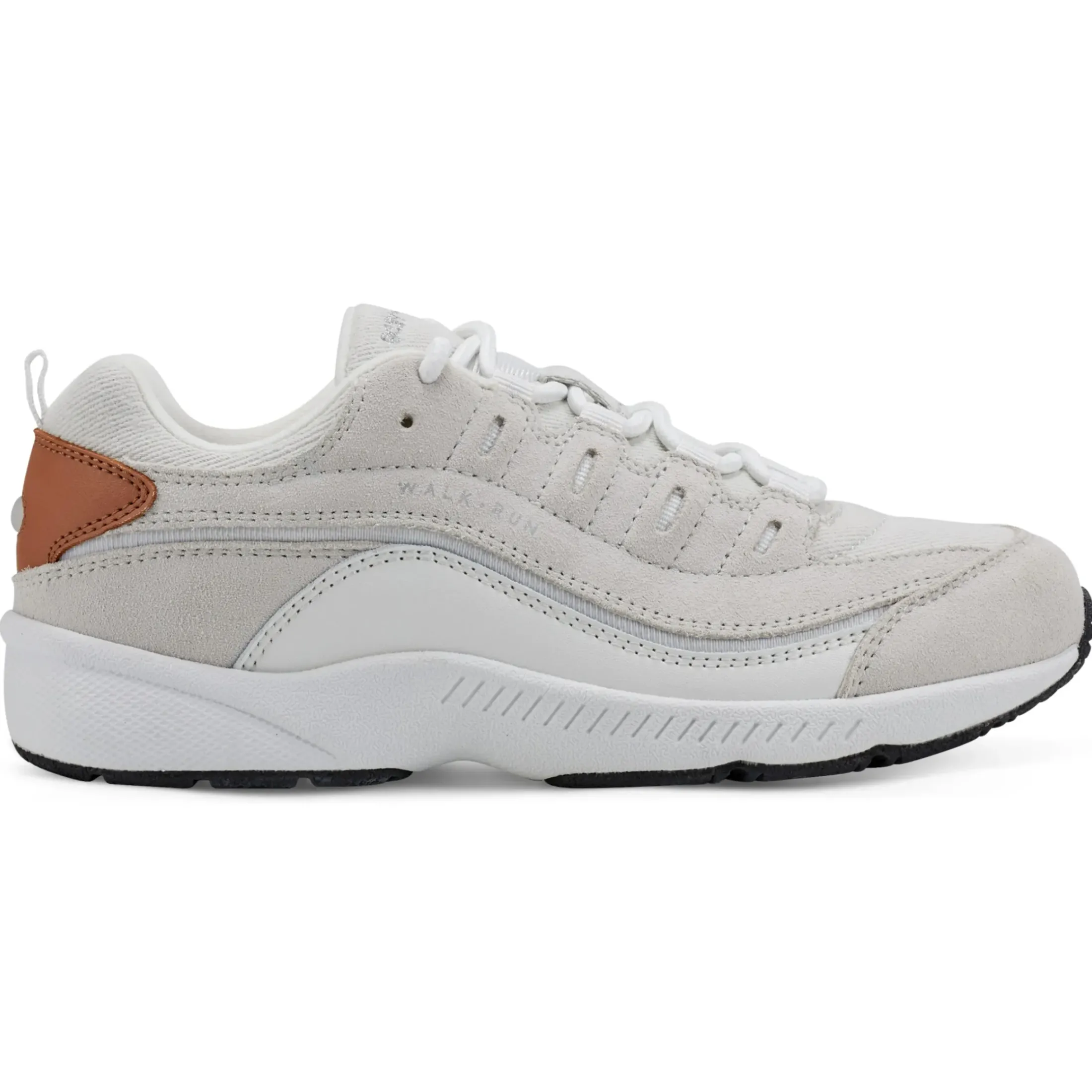 Romy & Friends|Romy Walking Shoes>Easy Spirit Romy Walking Shoes White Suede