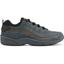 Romy & Friends|Romy Walking Shoes>Easy Spirit Romy Walking Shoes Grey Suede/Bronze