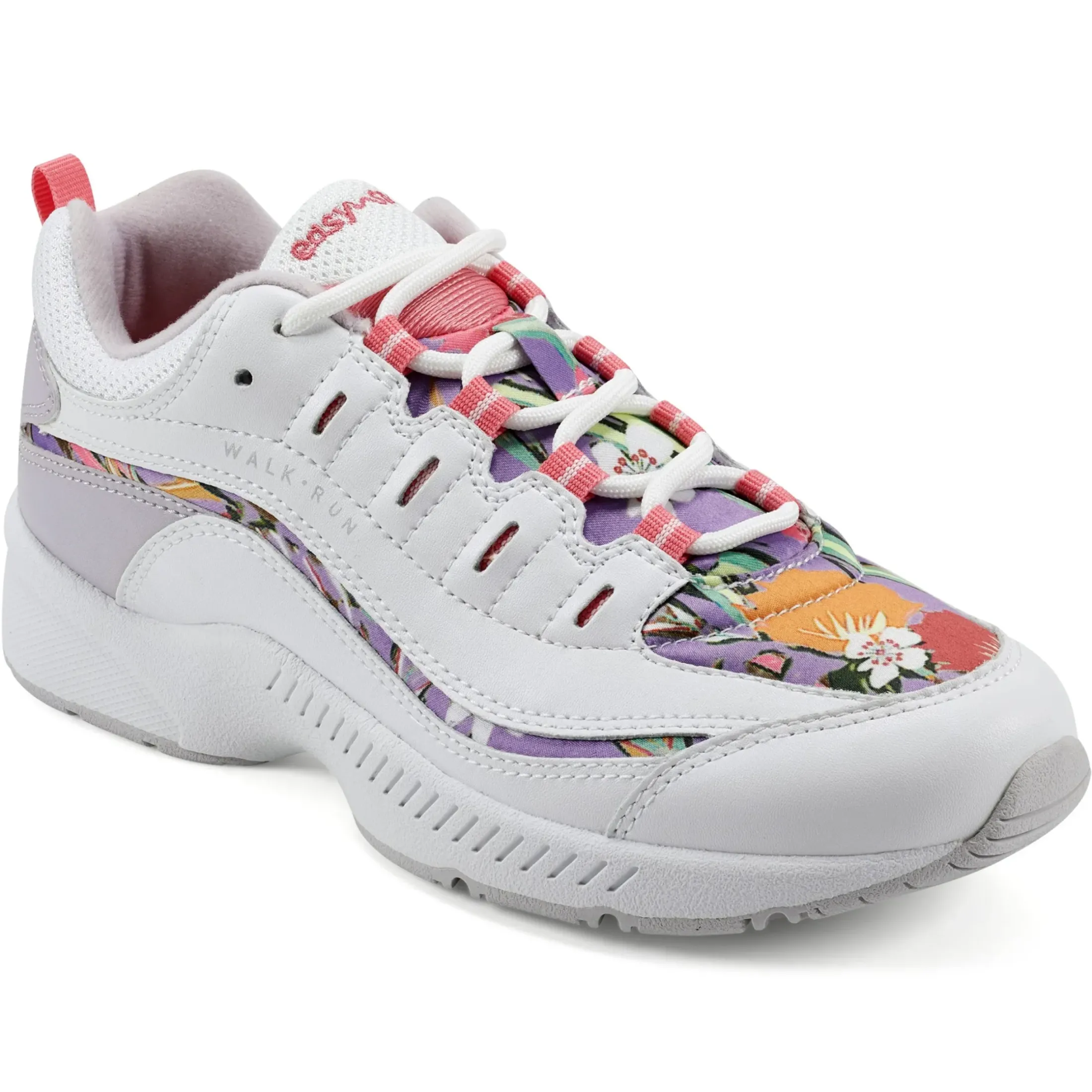 Romy & Friends|Romy Walking Shoes>Easy Spirit Romy Walking Shoes White Multi Floral
