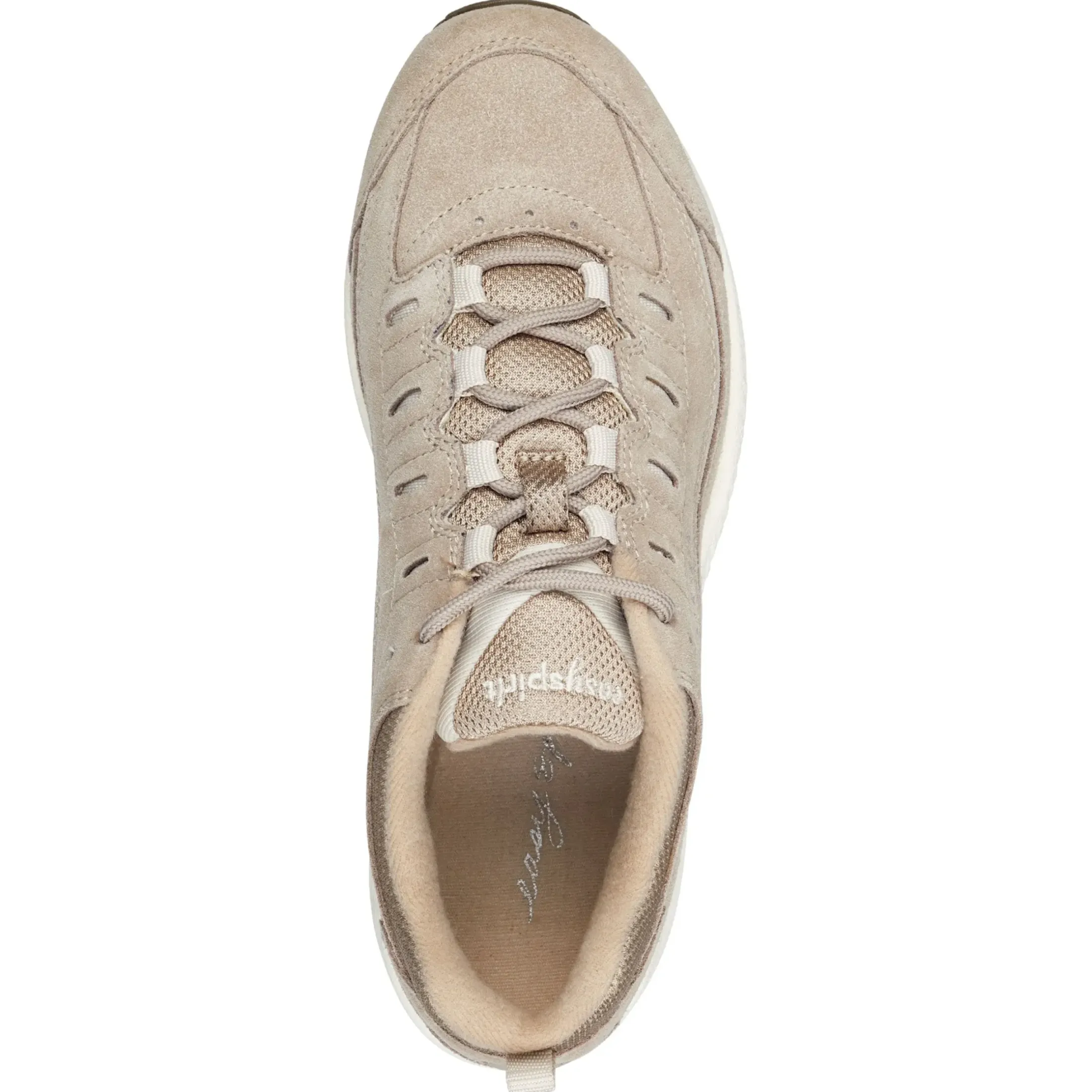Romy & Friends|Romy Walking Shoes>Easy Spirit Romy Walking Shoes Medium Taupe Suede