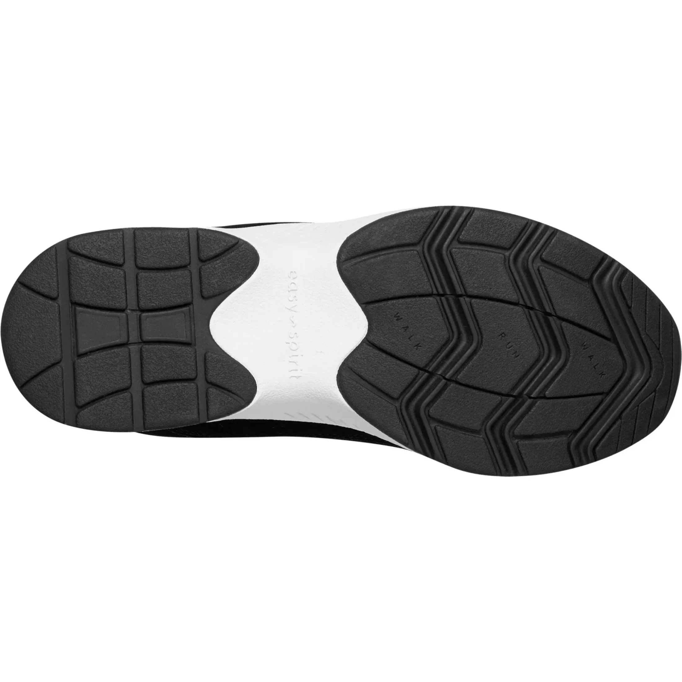 Romy & Friends|Romy Walking Shoes>Easy Spirit Romy Walking Shoes Black/Iridescent Suede