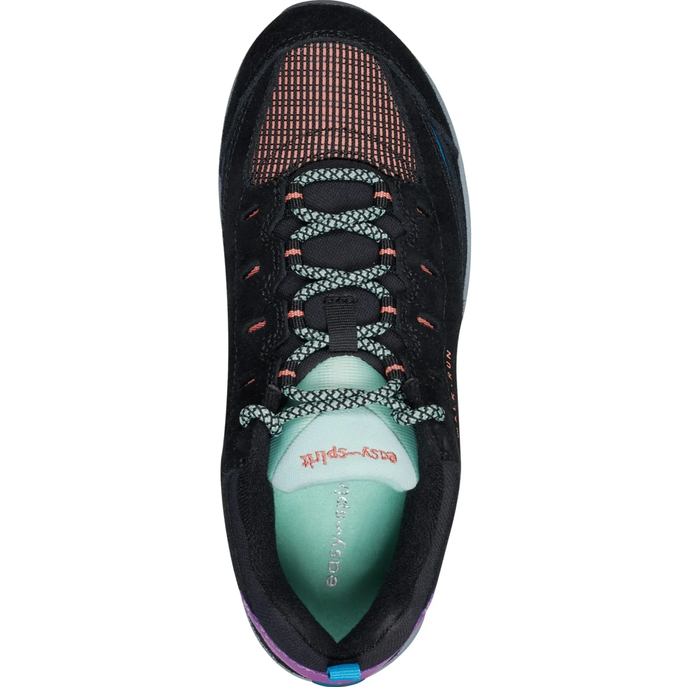 Romy & Friends|Romy Walking Shoes>Easy Spirit Romy Walking Shoes Black/Blue/Orange