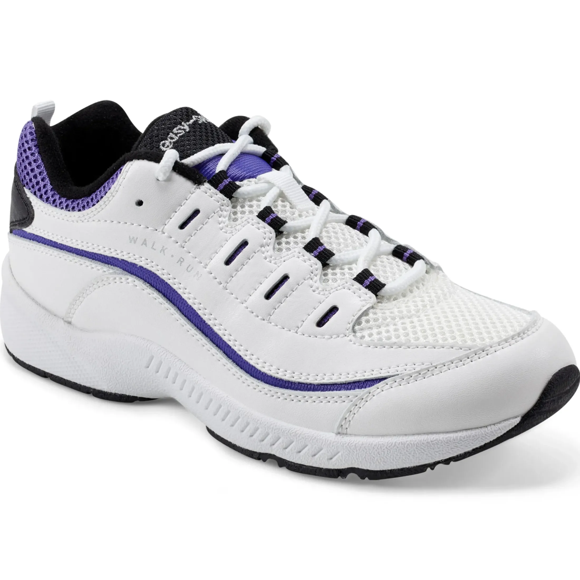 Romy & Friends|Romy Walking Shoes>Easy Spirit Romy Walking Shoes White/Purple