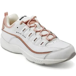 Romy & Friends|Romy Walking Shoes>Easy Spirit Romy Walking Shoes White/Rose