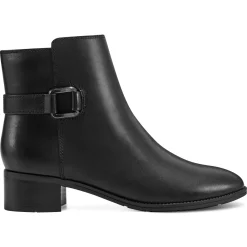 eFlex|eFlex>Easy Spirit Sahara Casual Booties Black Leather