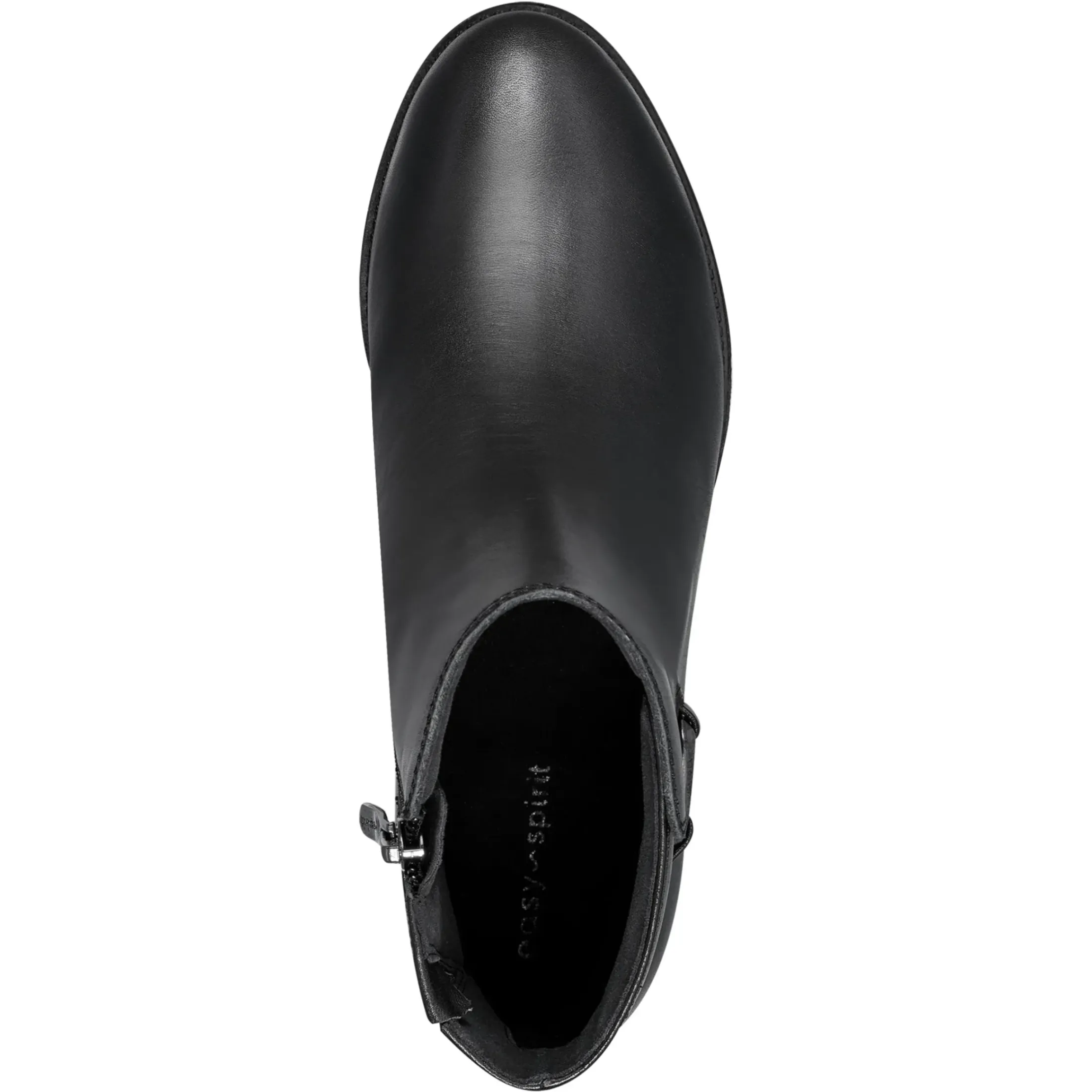 eFlex|eFlex>Easy Spirit Sahara Casual Booties Black Leather