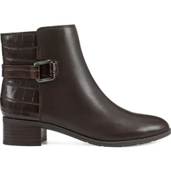 eFlex|eFlex>Easy Spirit Sahara Casual Booties Brown Leather