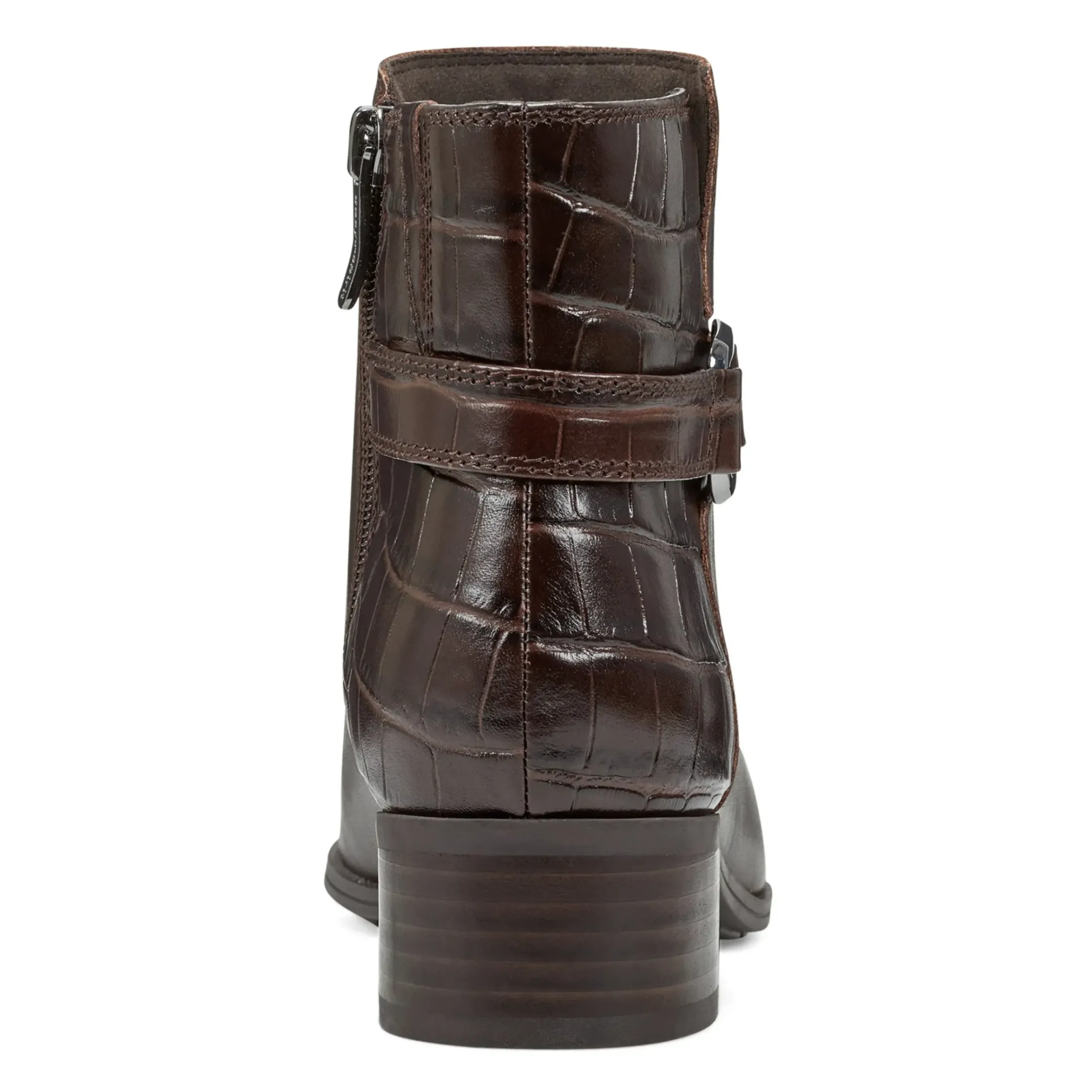 eFlex|eFlex>Easy Spirit Sahara Casual Booties Brown Leather