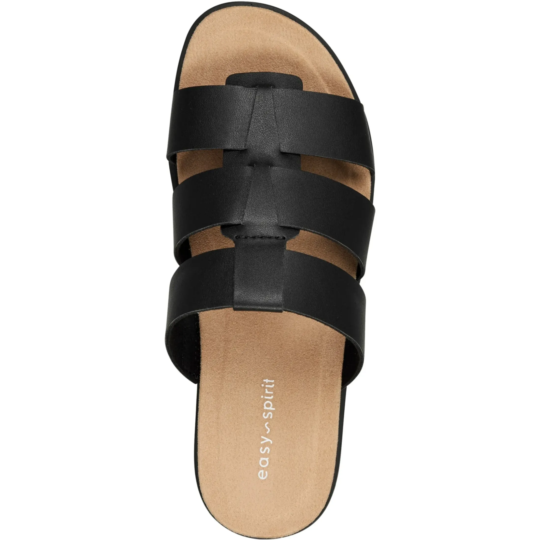 Casual|Slip Ons>Easy Spirit Salana Slip On Sandals Black