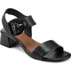 Dress|Sandals>Easy Spirit Selina Heeled Sandals Black Leather