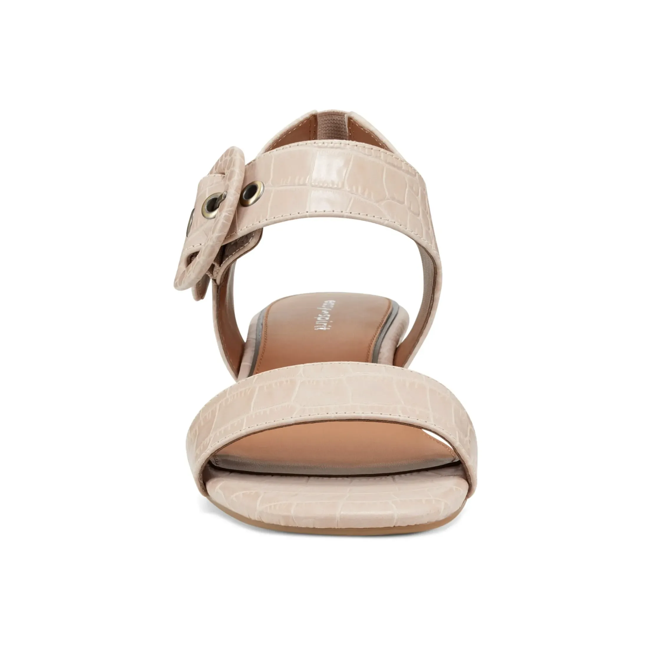 Dress|Sandals>Easy Spirit Selina Heeled Sandals Natural Croco