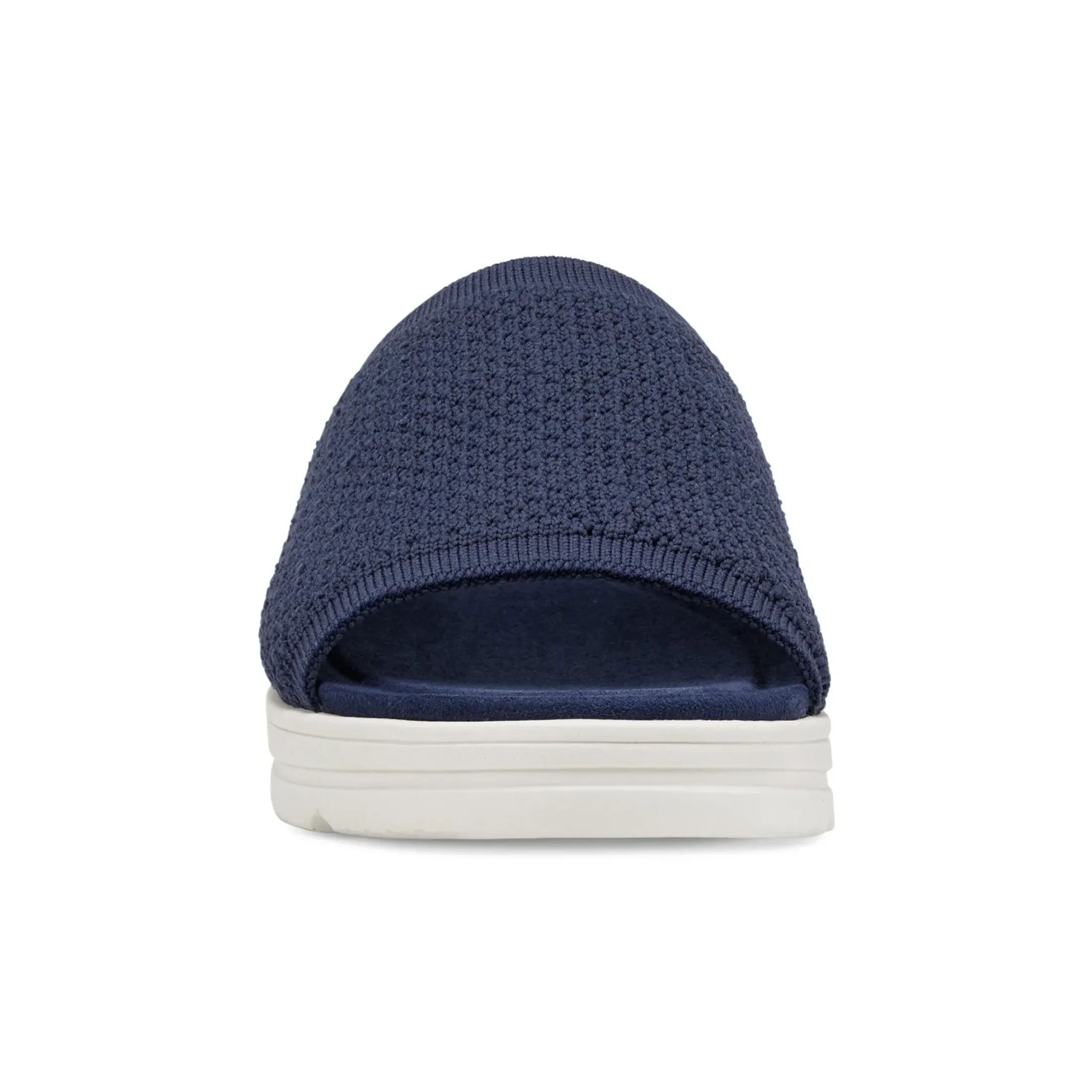Casual|Flats>Easy Spirit Siena Flat Slide Sandals Navy