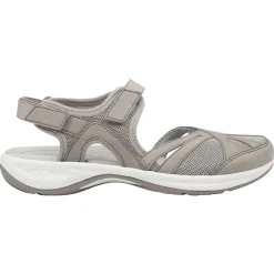 Sport|Explore24>Easy Spirit Splash Flat Hiking Sandals Khaki Multi Nubuck