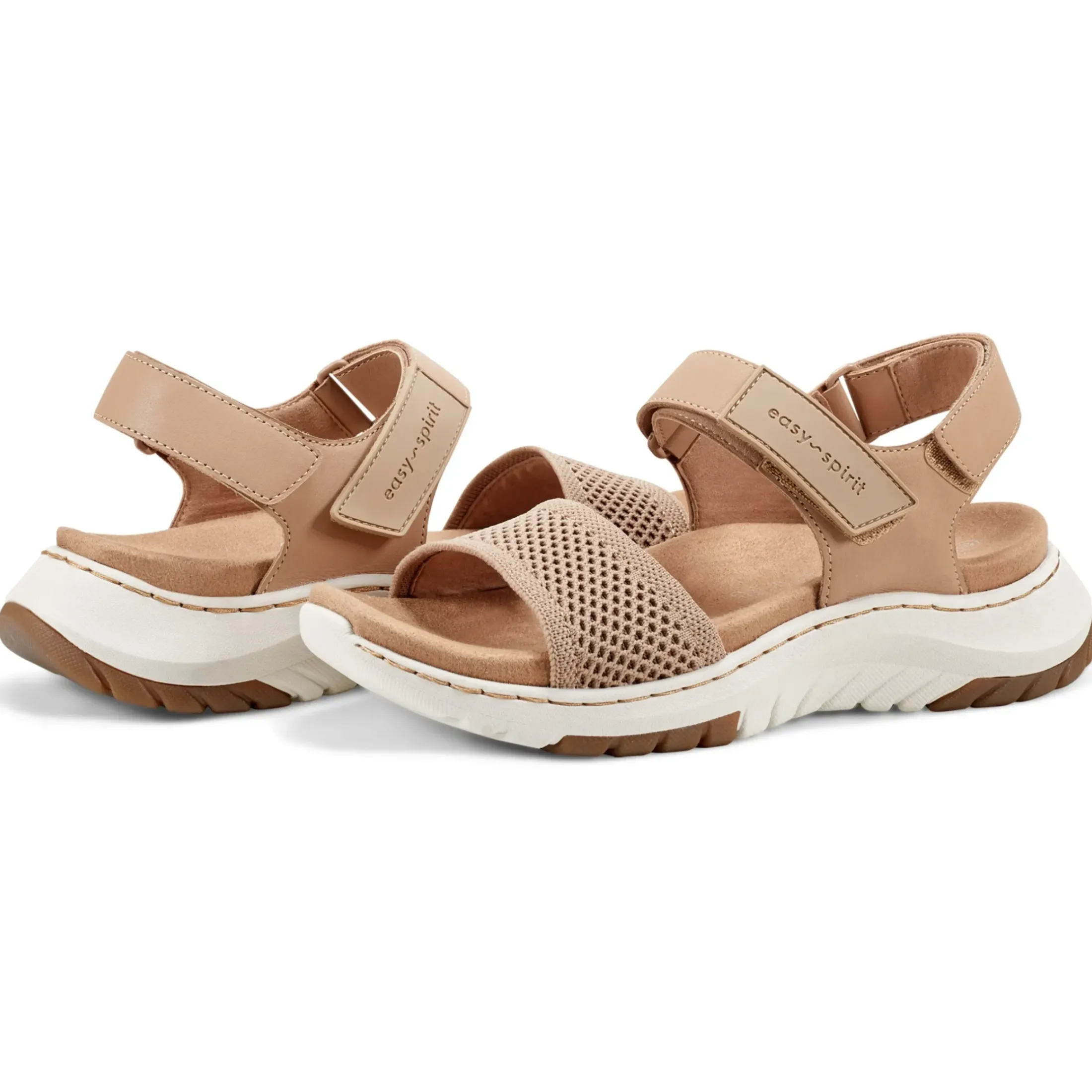 Casual|Sport>Easy Spirit Sway Casual Platform Sandals Natural