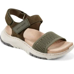 Casual|Sport>Easy Spirit Sway Casual Platform Sandals Dark Green