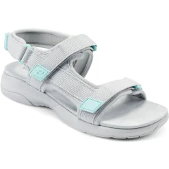Traciee|Casual>Easy Spirit Tabata Slip On Sandals Light Grey