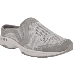 Traveltime Family|Slip Ons>Easy Spirit Takeknit Eco Clogs Grey Recycled Knit