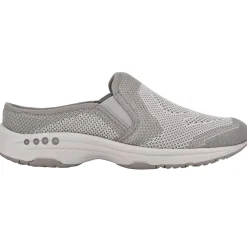 Traveltime Family|Slip Ons>Easy Spirit Takeknit Eco Clogs Grey Recycled Knit