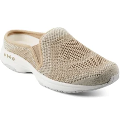 Traveltime Family|Slip Ons>Easy Spirit Takeknit Eco Clogs Tan Recycled Knit