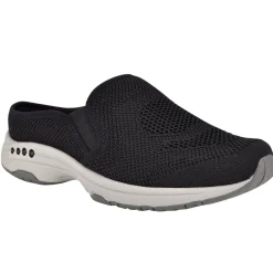 Traveltime Family|Slip Ons>Easy Spirit Takeknit Eco Clogs Black Recycled Knit