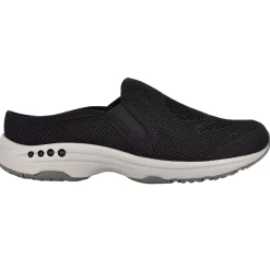 Traveltime Family|Slip Ons>Easy Spirit Takeknit Eco Clogs Black Recycled Knit
