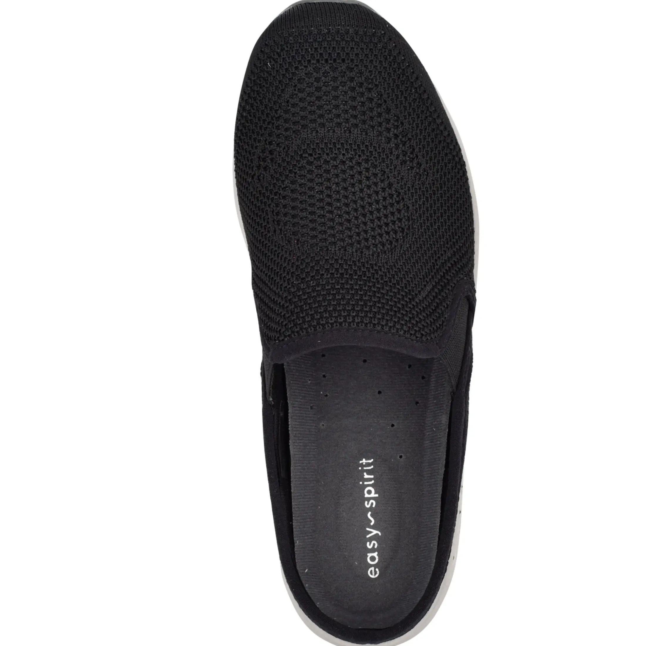 Traveltime Family|Slip Ons>Easy Spirit Takeknit Eco Clogs Black Recycled Knit