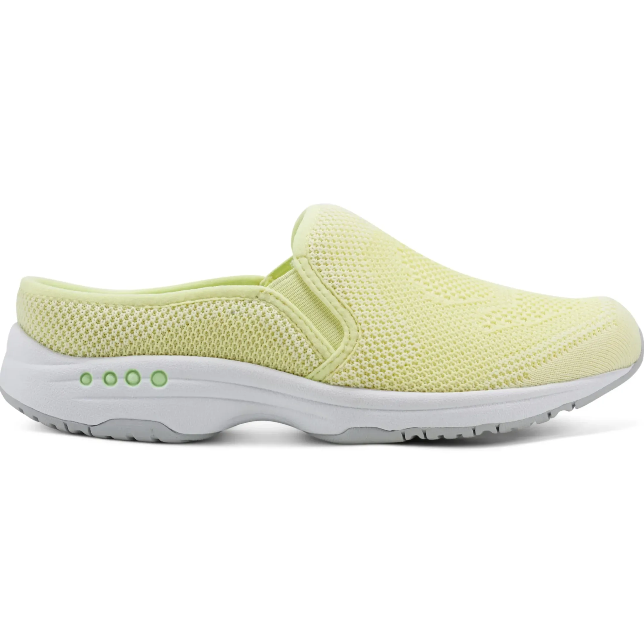 Traveltime Family|Slip Ons>Easy Spirit Takeknit Eco Clogs Chartreuse