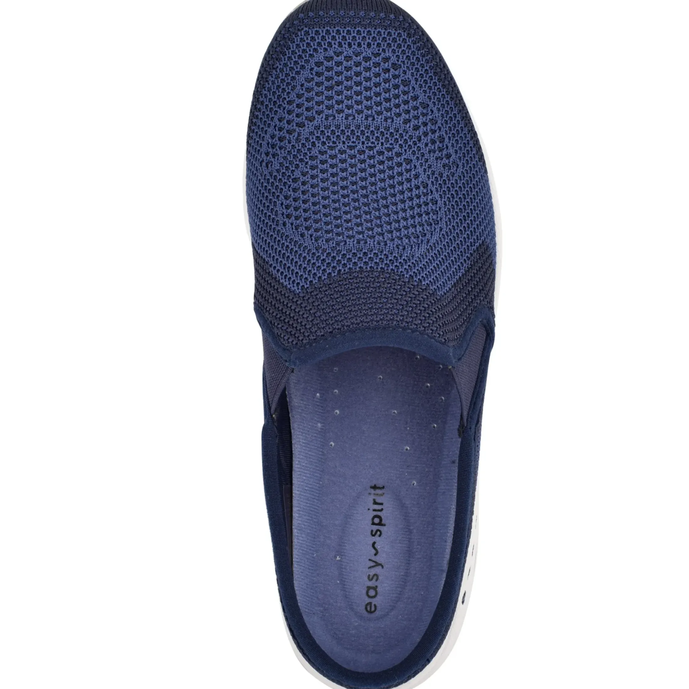 Traveltime Family|Slip Ons>Easy Spirit Takeknit Eco Clogs Navy Recycled Knit