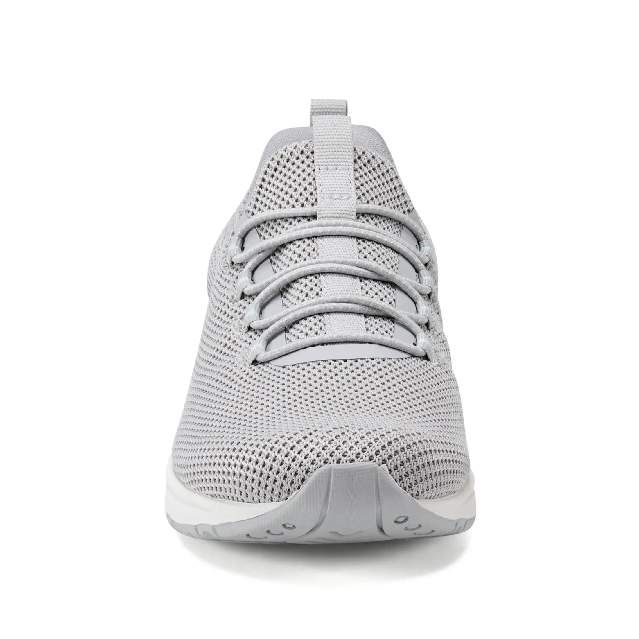 Traveltime Family|Slip Ons>Easy Spirit Tame Slip On Sneakers Light Grey Knit