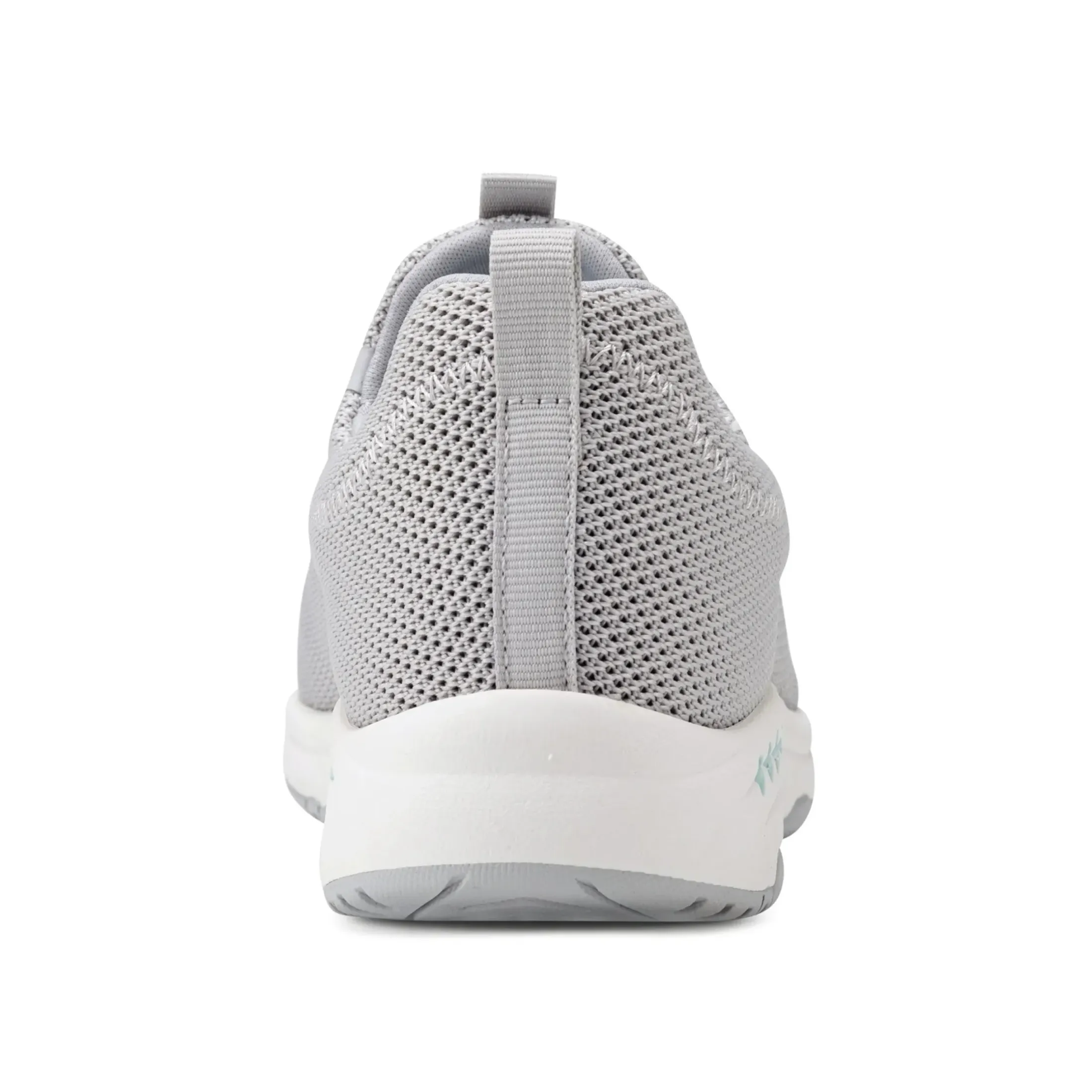 Traveltime Family|Slip Ons>Easy Spirit Tame Slip On Sneakers Light Grey Knit