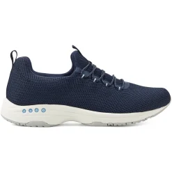 Traveltime Family|Slip Ons>Easy Spirit Tame Slip On Sneakers Dark Blue Knit
